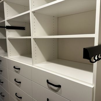 Classy Closets - Valet and belt rods. - Interior Design Near Me - Laguna Hills, California