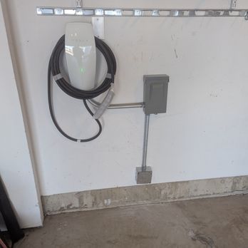 LMV Electric - EV charger Tesla 50Amp installation - Electricians Near Me - Mount Prospect, Illinois