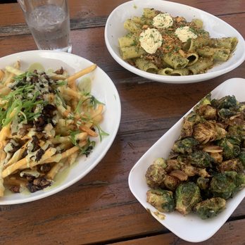 Seabirds Kitchen - Burnt Brussels Sprouts, Zippy Fries, Pesto Rigatoni - Vegan Near Me - Costa Mesa, California Seabirds Kitchen - Burnt Brussels Sprouts, Zippy Fries, Pesto Rigatoni - Vegan Near Me - Costa Mesa, California