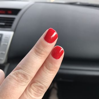 Lily's Nails & Spa - Notice how uneven the middle finger nail is? Yea. - Nail Salons Near Me - Macungie, Pennsylvania Lily's Nails & Spa - Notice how uneven the middle finger nail is? Yea. - Nail Salons Near Me - Macungie, Pennsylvania