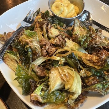 Ginos at the Point - Brussels sprouts and artichoke hearts appetizer - Steakhouses Near Me - Tacoma, Washington