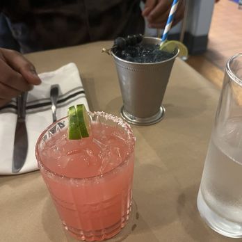 Blue Denim Restaurant - Big South Margarita and Jeansboro Mule - Cajun/Creole Near Me - Greensboro, North Carolina