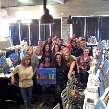 The Paint Bar - My Birthday From The Paint Bar!!! - Paint & Sip Near Me - Newton, Massachusetts