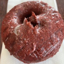 Red velvet donut Red velvet donut