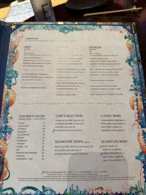 Menu photo 6 Sexy Fish Miami, FL