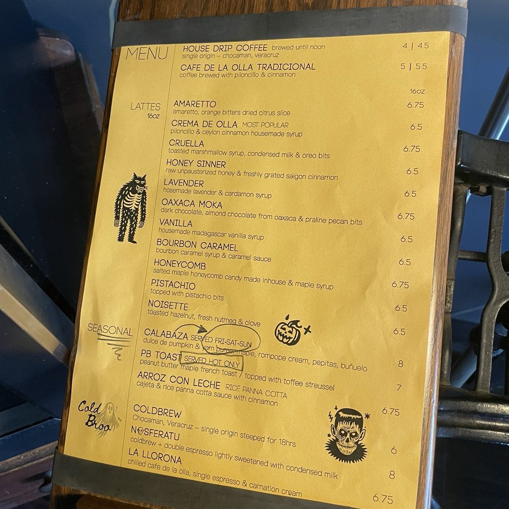 6 Grados Coffee - Seasonal menu - Coffee & Tea Near Me - San Diego, California 6 Grados Coffee - Seasonal menu - Coffee & Tea Near Me - San Diego, California