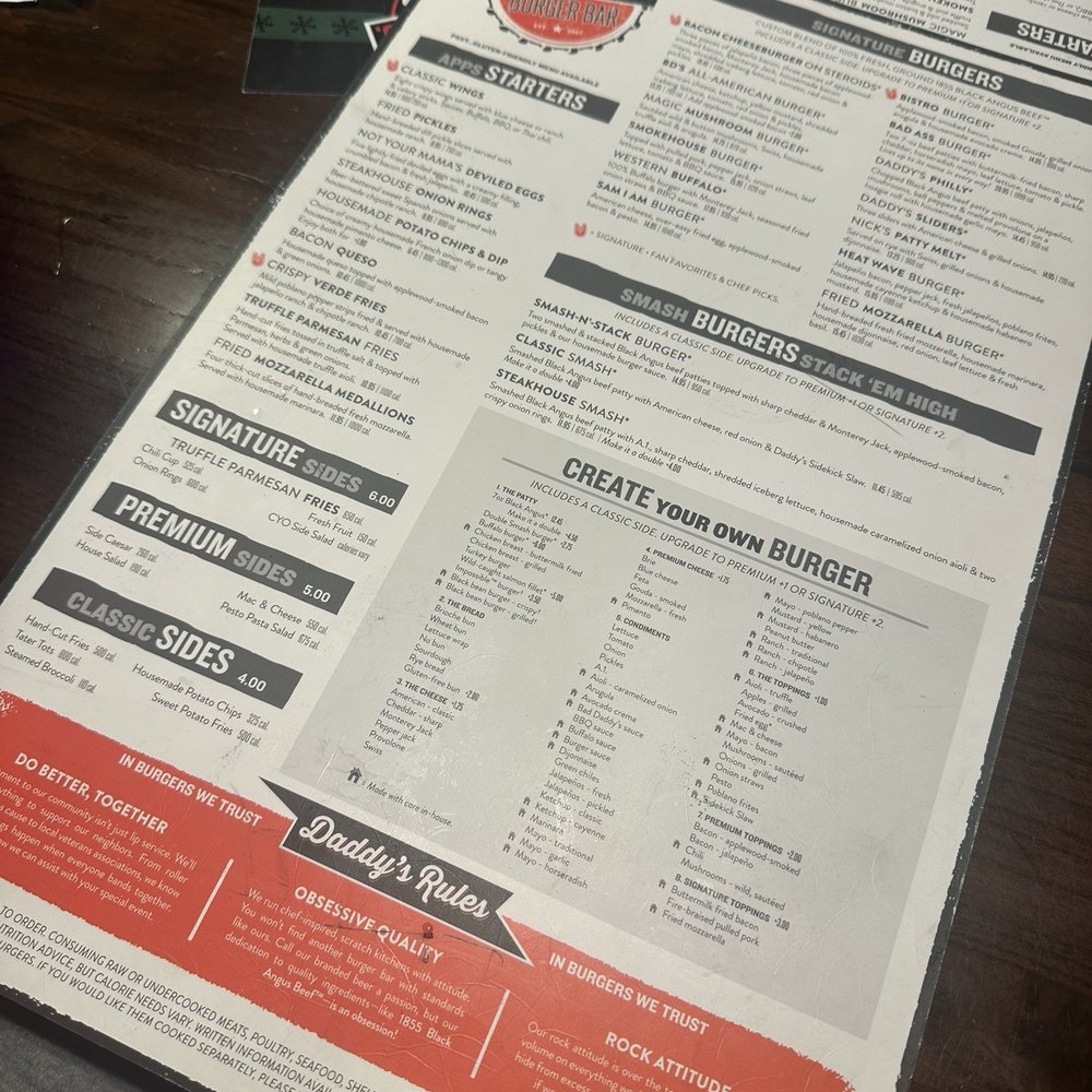 Bad Daddy's Burger Bar - Burgers Near Me - Concord, North Carolina