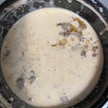 Outback Steakhouse - three cheese steak dip. Looks like soup - Steakhouses Near Me - Edgewater, New Jersey Outback Steakhouse - three cheese steak dip. Looks like soup - Steakhouses Near Me - Edgewater, New Jersey