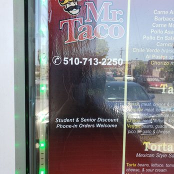 Mr. Taco - Menu July 2020 - Mexican Near Me - Fremont, California Mr. Taco - Menu July 2020 - Mexican Near Me - Fremont, California