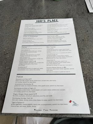 Menu photo 2 Hay's Place Pebble Beach, CA Menu photo 2 Hay's Place Pebble Beach, CA