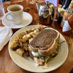 Runcible Spoon Cafe & Restaurant - Black Russian sandwich, Emperor's Pride tea