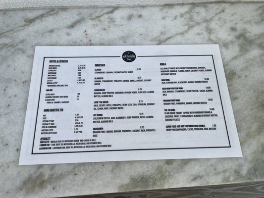 Menu photo 4 North Shore Cafe Anna Maria, FL Menu photo 4 North Shore Cafe Anna Maria, FL