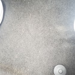 Hertz Rent A Car - Dirty floorboards.