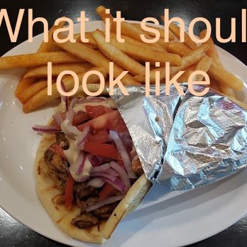 Cafe Mix - A regular Gyro wrap without extra meat - New American Near Me - Mesa, Arizona