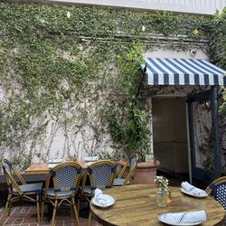Outdoor patio (IG & TT: @takeonefortheroad)