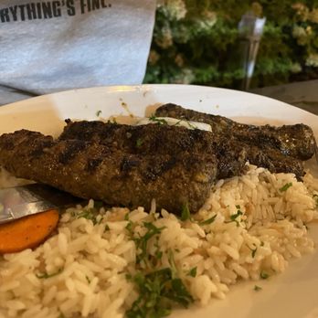 Malek Al Kabob - Beef Shish Kafta (Photo taken outside at night.) - Mediterranean Near Me - Dearborn, Michigan Malek Al Kabob - Beef Shish Kafta (Photo taken outside at night.) - Mediterranean Near Me - Dearborn, Michigan