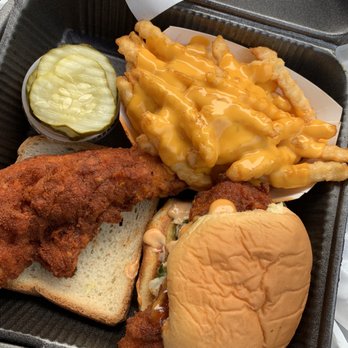 Dave's Hot Chicken - Our first time trying Dave's Hot Chicken - Chicken Shop Near Me - Indio, California