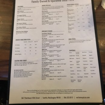 Varlamos Pizzeria - Pizza Near Me - Seattle, Washington Varlamos Pizzeria - Pizza Near Me - Seattle, Washington