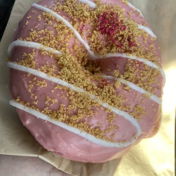 Veera Donuts - Strawberry cheesecake donut - Donuts Near Me - Missoula, Montana Veera Donuts - Strawberry cheesecake donut - Donuts Near Me - Missoula, Montana