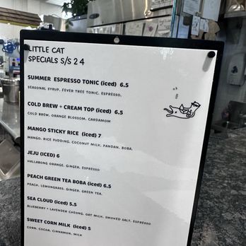 Little Cat - Specials - Coffee & Tea Near Me - Columbus, Ohio