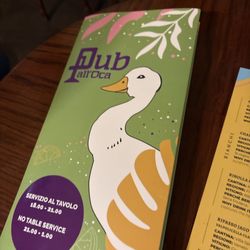 Pub all'Oca - Menu