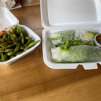 Budacai - Spicy edamame and summer rolls - Asian Fusion Near Me - Raleigh, North Carolina