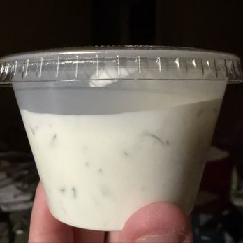 CAVA - Side of tzatziki- Container not full - Salad Near Me - Dallas, Texas