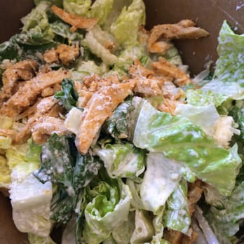 Baygreens - Chicken Caesar Salad w/ romaine instead (I requested) - Salad Near Me - Oakland, California Baygreens - Chicken Caesar Salad w/ romaine instead (I requested) - Salad Near Me - Oakland, California