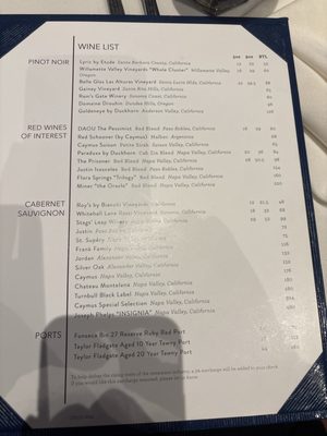 Menu photo 2 Roy's Restaurant Anaheim, CA
