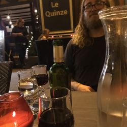 Le Quinze - Accordions in the background. Candles and wine, Marseille