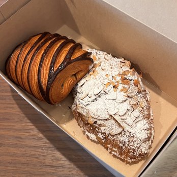 Cocorico Boulangerie - Chocolate Croissant and Almond Croissant - Coffee & Tea Near Me - Boston, Massachusetts