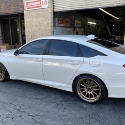 Chrome delete in matte black.