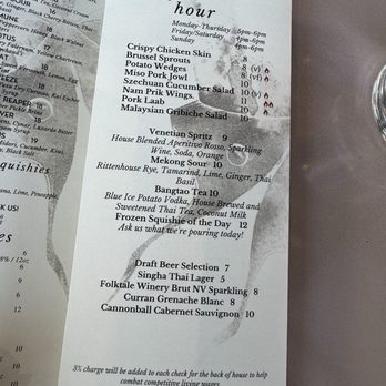 Piccalilli - Happy hour menu - Asian Fusion Near Me - Culver City, California