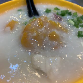 忠記粥品 - Pumpkin with sliced fish Congee - Congee Near Me - Hong Kong, HK 忠記粥品 - Pumpkin with sliced fish Congee - Congee Near Me - Hong Kong, HK