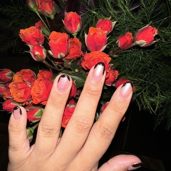 Shero Nail Spa - Chrome and black art by Kennis - Nail Salons Near Me - New York, New York Shero Nail Spa - Chrome and black art by Kennis - Nail Salons Near Me - New York, New York