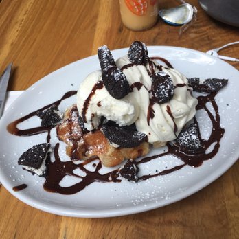 Affogato - Cookies and cream waffle with ice cream - Coffee & Tea Near Me - Melbourne, VIC Affogato - Cookies and cream waffle with ice cream - Coffee & Tea Near Me - Melbourne, VIC
