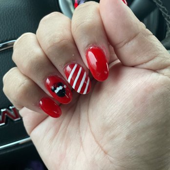 Chloe's Nails & Spa - Red Dip powder nails - Nail Salons Near Me - North Dartmouth, Massachusetts Chloe's Nails & Spa - Red Dip powder nails - Nail Salons Near Me - North Dartmouth, Massachusetts