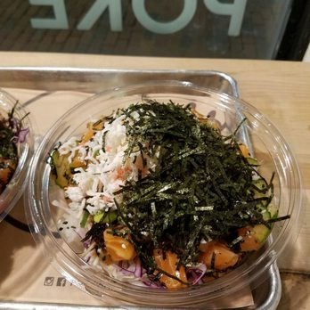 Pokeworks - Salmon bowl - Poke Near Me - Somerville, Massachusetts Pokeworks - Salmon bowl - Poke Near Me - Somerville, Massachusetts