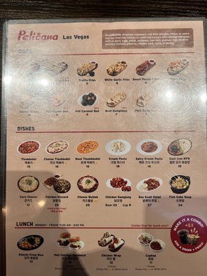 Menu photo 5 Pelicana Chicken Las Vegas, NV