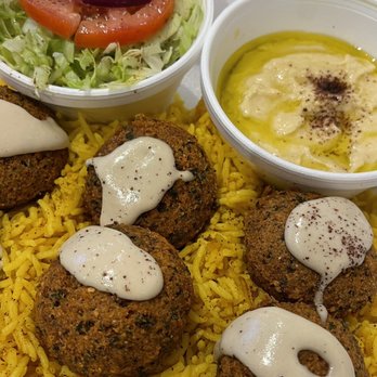 Habibi Grill - Falafel Plate - Halal Near Me - La Mirada, California