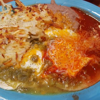 Chilitos - Huevos, xmas w hash browns - Mexican Near Me - Las Cruces, New Mexico