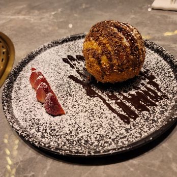 Ishoni Yakiniku - Fried ice cream dessert. Love, @eatoutthao - Barbeque Near Me - Seattle, Washington