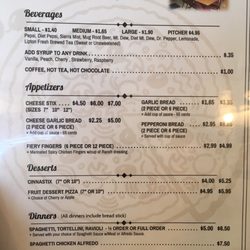 Pizza Unlimited - Menu 4
