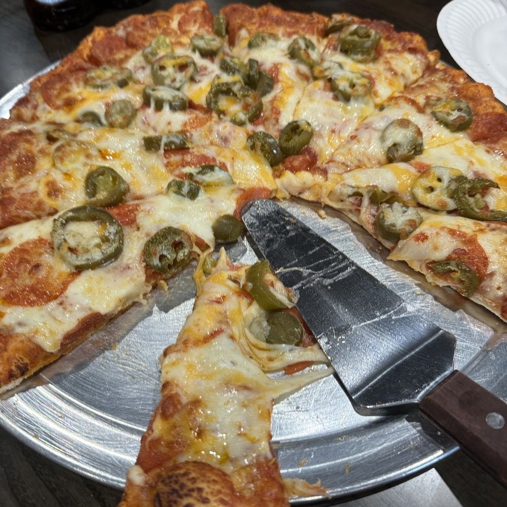 Straw Hat Pizza - Large 2 item pizza - Pizza Near Me - Bakersfield, California Straw Hat Pizza - Large 2 item pizza - Pizza Near Me - Bakersfield, California