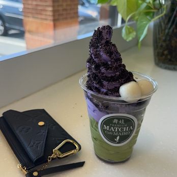 Matcha Cafe Maiko - So good, ube matcha soft serve with crushed Oreos and matcha balls - Desserts Near Me - Centreville, Virginia Matcha Cafe Maiko - So good, ube matcha soft serve with crushed Oreos and matcha balls - Desserts Near Me - Centreville, Virginia