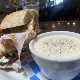 Omg  The Gouddhist the  turkey falling out great about of bacon and saucy cheesy . 5 star for chef working yesterday around one.