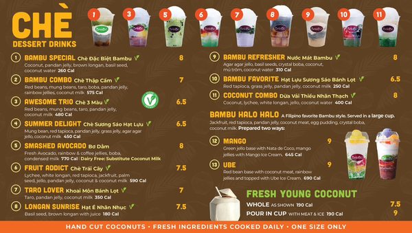 Menu photo 2 BAMBŪ Desserts & Drinks Westminster, CA Menu photo 2 BAMBŪ Desserts & Drinks Westminster, CA