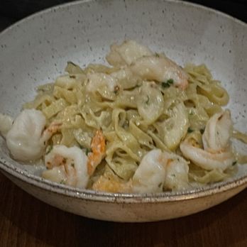 Foster Restaurant - Linguine and shrimp - Salad Near Me - Sea Cliff, New York