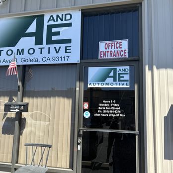 A & E Automotive - The office entrance - Smog Check Stations Near Me - Goleta, California A & E Automotive - The office entrance - Smog Check Stations Near Me - Goleta, California