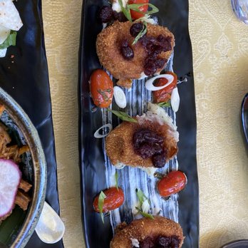 Mayan Kitchen Food - Potato Croquettes (Vegeterian) - Latin American Near Me - Sunnyvale, California Mayan Kitchen Food - Potato Croquettes (Vegeterian) - Latin American Near Me - Sunnyvale, California